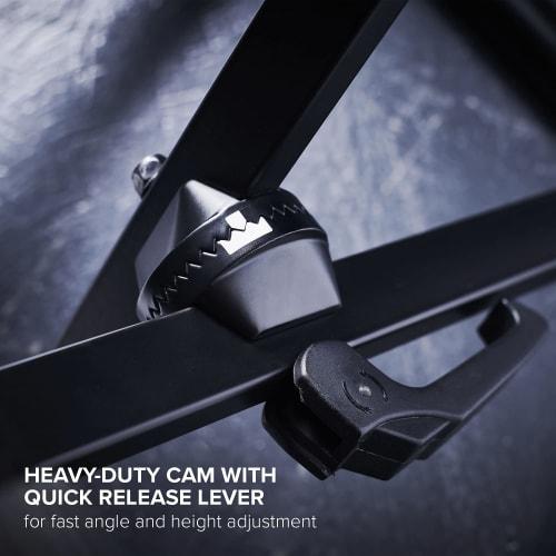 BOSS BAS-1 Amplifier Stand, Supports Up To 21kg, Adjustable Back Width, Foldable, Durable Steel Construction, Katana/Blues Cube, Guitar/Bass, for Stud