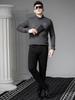 European Style 2025 New Fake Two-Piece Sweater for Men, Autumn and Winter Trendy Brand Badge Shirt Collar Knitwear Men's Sweater