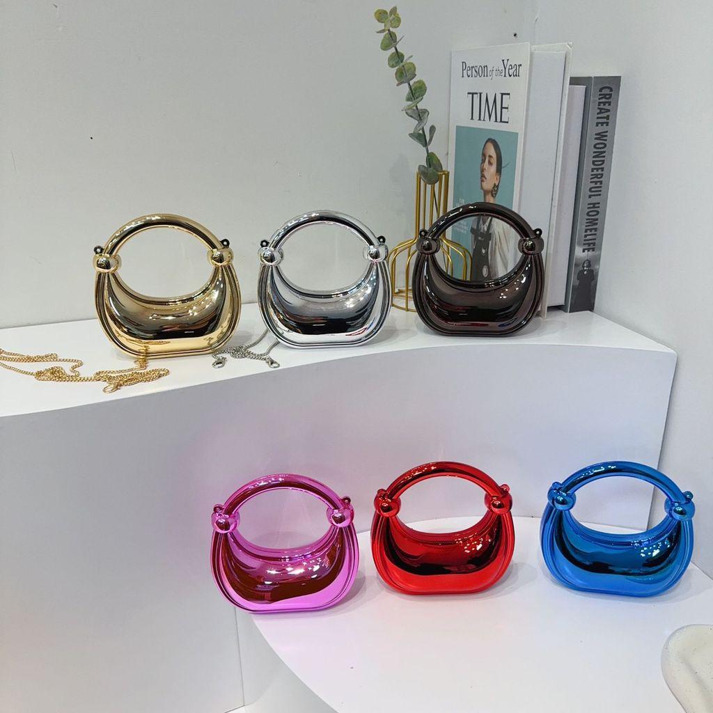 Mini Acrylic Shell Bag With Chain Strap For Daily Fashion And Kids
