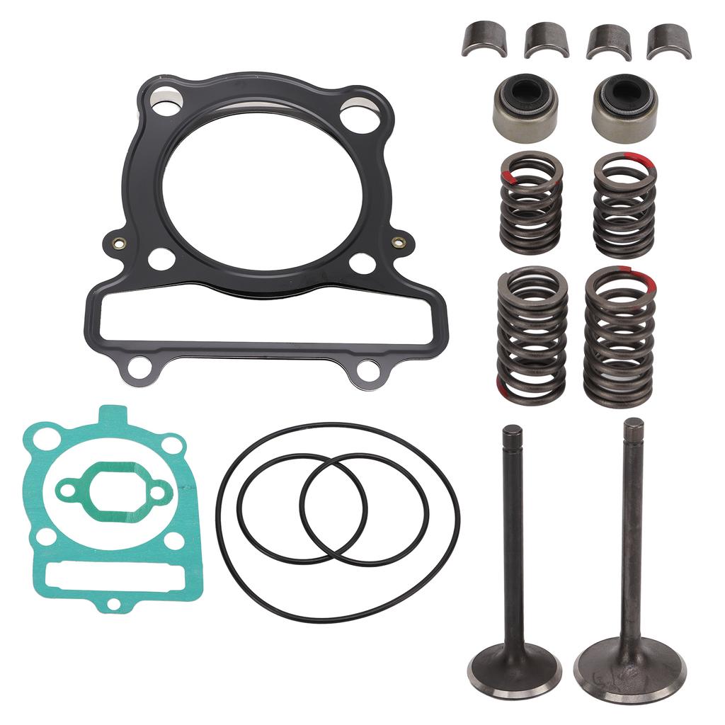 Cylinder Intake Exhaust Valve Gasket Kit ATV Accessory Replacement for Warrior 350 YFM350X 1987‑2004