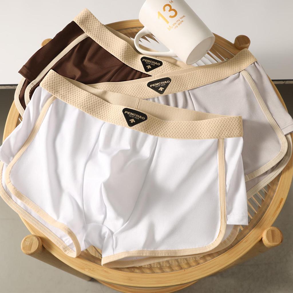Men's Ice Silk Breathable Boxer Briefs - Youth & Plus Size