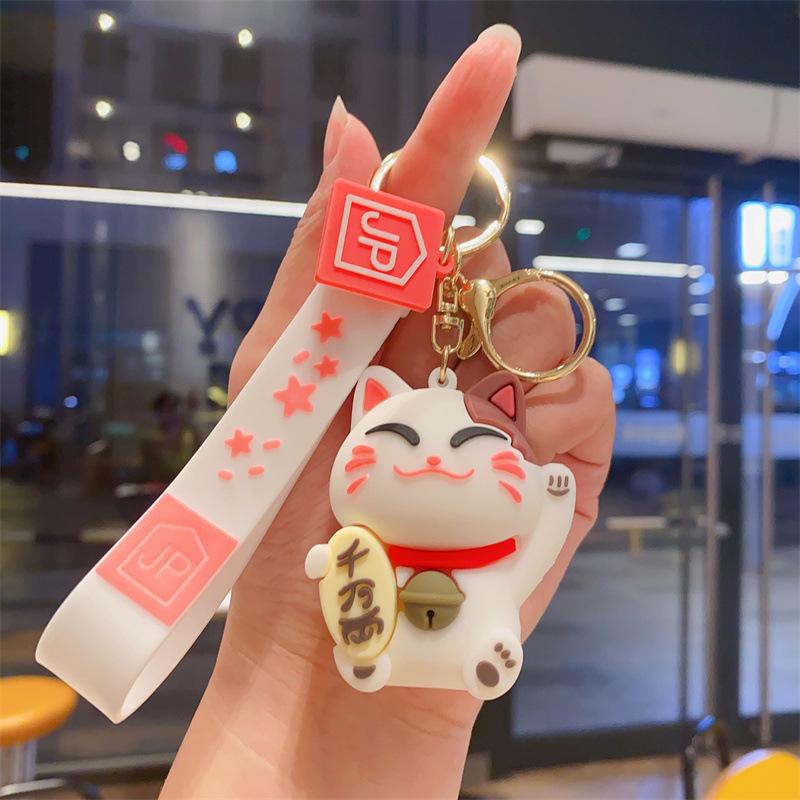 

Милый брелок Счастливый кот Тысячи долларов Брелок Счастливый кот Мужской и женский подвес для сумки