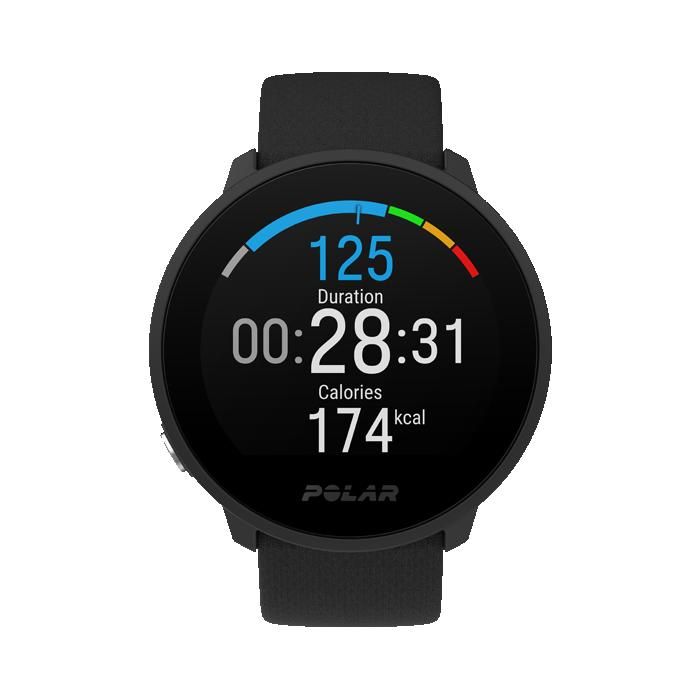 Polar Unite Noir Montre connectée Fitness avec suivi du sommeil (Silicone)