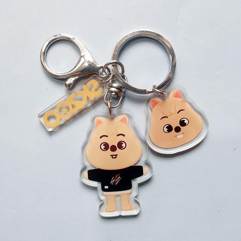 Stray Acrylic Keychain Kids Cartoon Kpop Fans Gift Collection Pendant