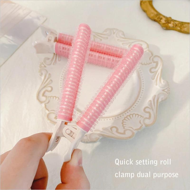 Natural Fluffy Hair Clip Hair Curlers Set Sleeping Overnight Reusable Hair Root Fluffy Clip Women Girls Portable Styling Tools