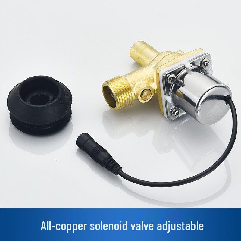 Automatic Urinal Flusher Kit: 6V Solenoid Valve & Battery Box with Sensor Accessories