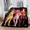 Mia And Me Cartoon Print Flannel Throw Blanket Soft Warm Bed Cover For Kids Bedroom Living Room Sofa Home Decor Gift