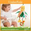 Corn Baby Teething Toy With Rattle And Sensory Stimulus For Infant Car Seat And Bed Decor