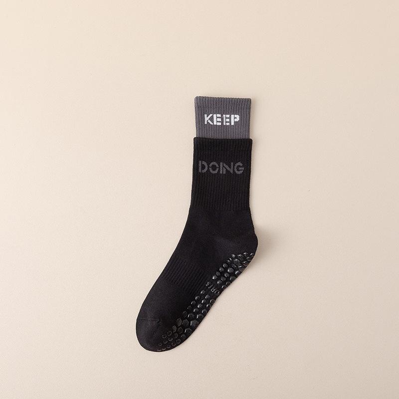 Yoga Socks, Women's Pants, Fitness and Sports, Yoga Anti-slip Socks, Thickened Fake, Two Pieces, Skipping Rope and Dancing Socks