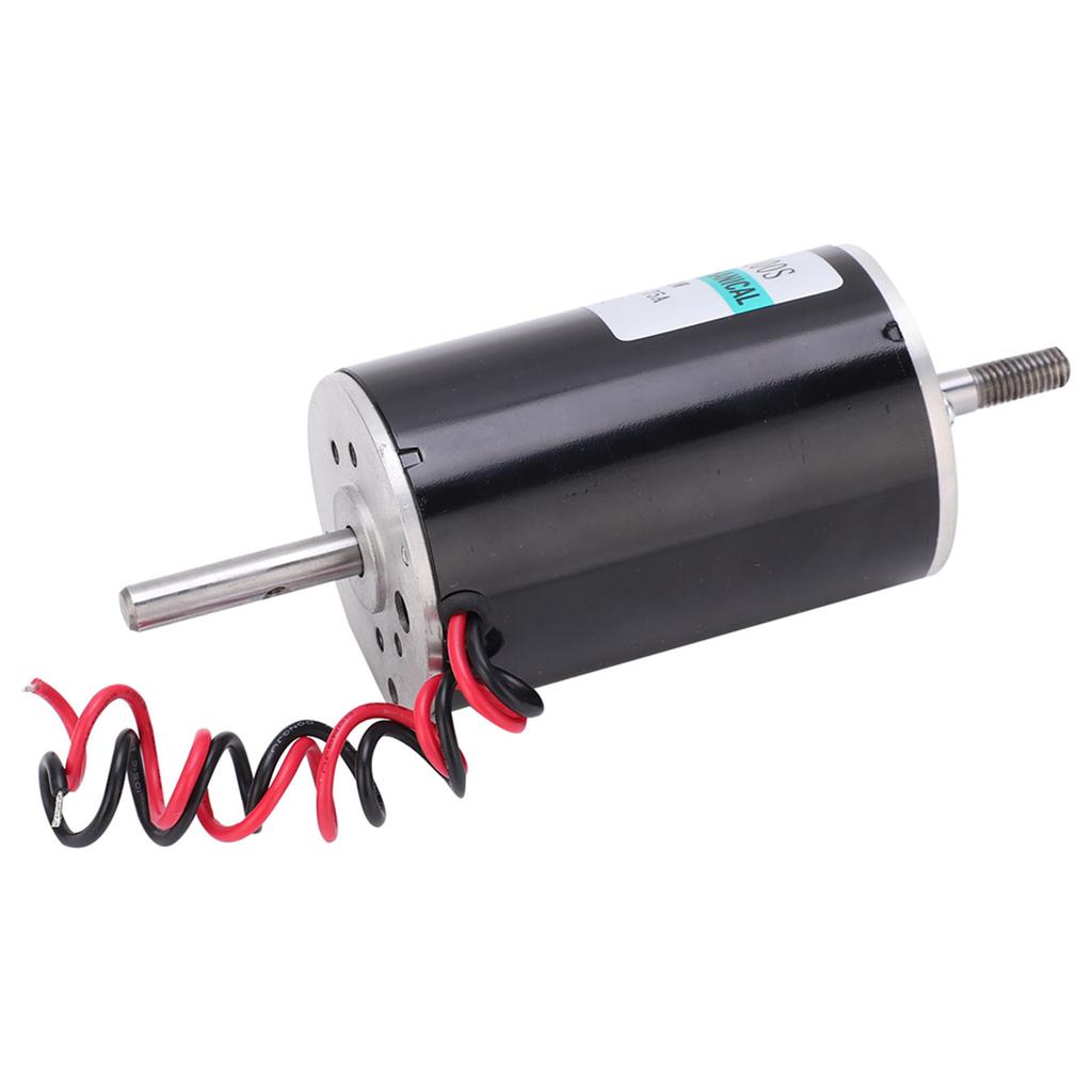 DC Motor HighSpeed 80W Small CW CCW Double Output Shaft Speed Regulation 24V