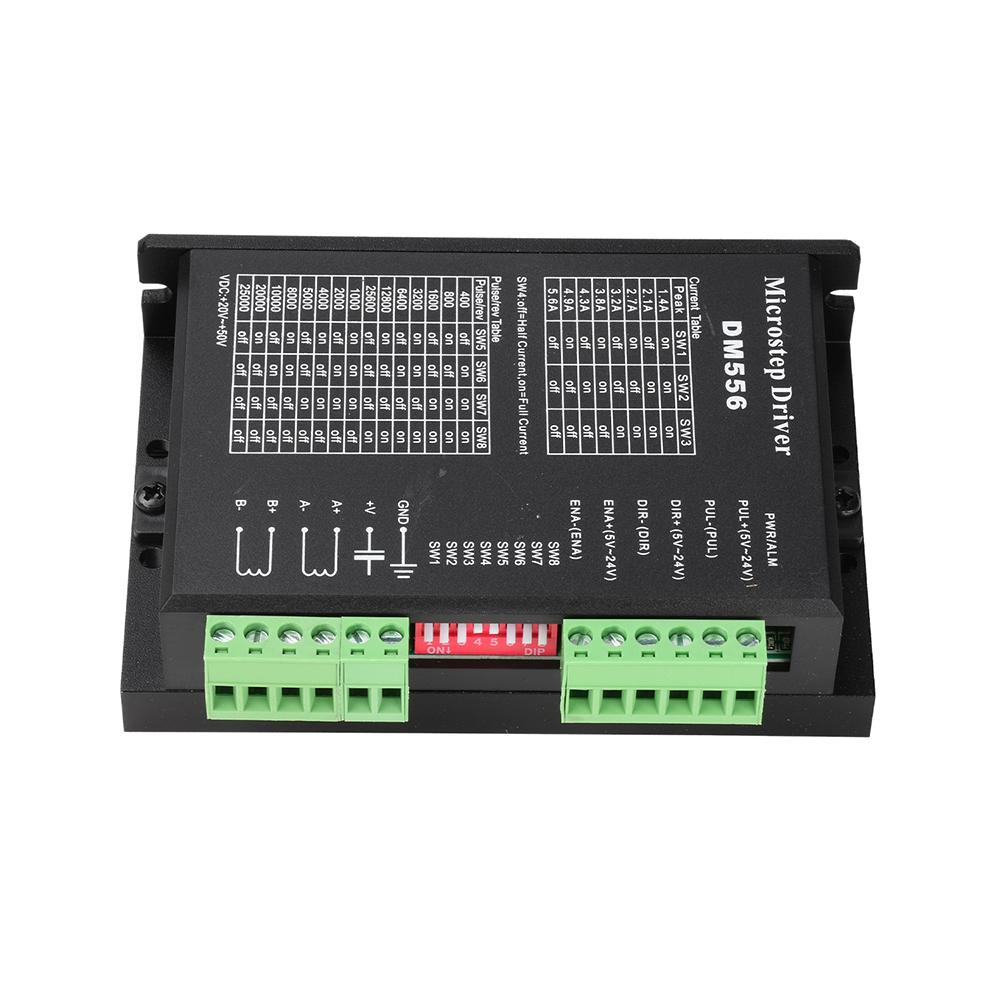 Step Motor Driver DM542 DM556 Microstep 25600 Steps/Rev for NEMA17 NEMA23 Stepper Motor Controller