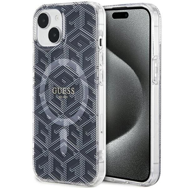 Guess Guhmp15Shgcustgk Iphone 15 / 14 / 13 6.1 Czarny/Black Hardcase Iml Gcube Magsafe
