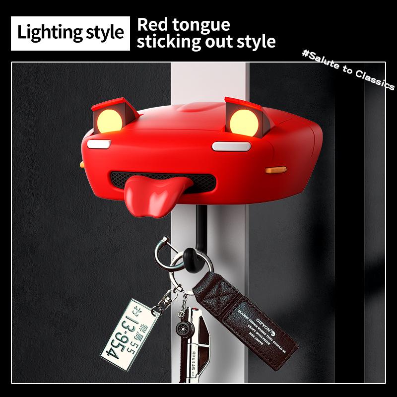 AE86 Pop-Up Headlight Key Hook: Decorative Wall Hanger & Creative Toy Car Model