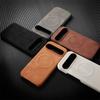 Luxury Sheepskin Leather Magnetic Phone Case for Google Pixel 9 8 Pro XL 8A Solid Color Shockproof Business Matte Hard Cover