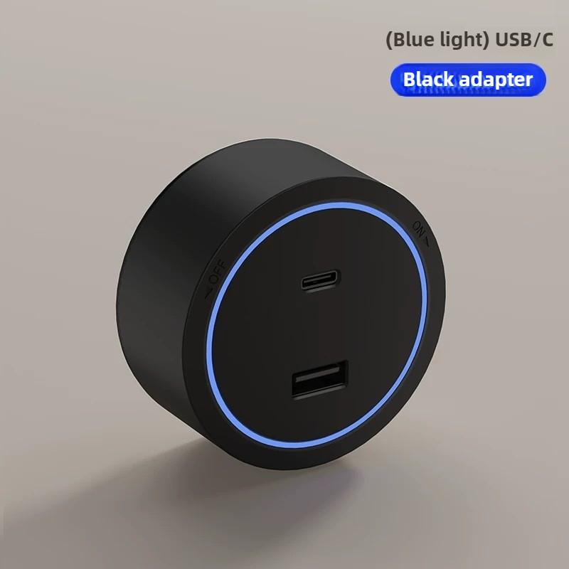 New Wood Grain Power Track Socket Household Kitchen Appliance Power Rail Plug Adapter Standard Wall Mobile Rail Socket