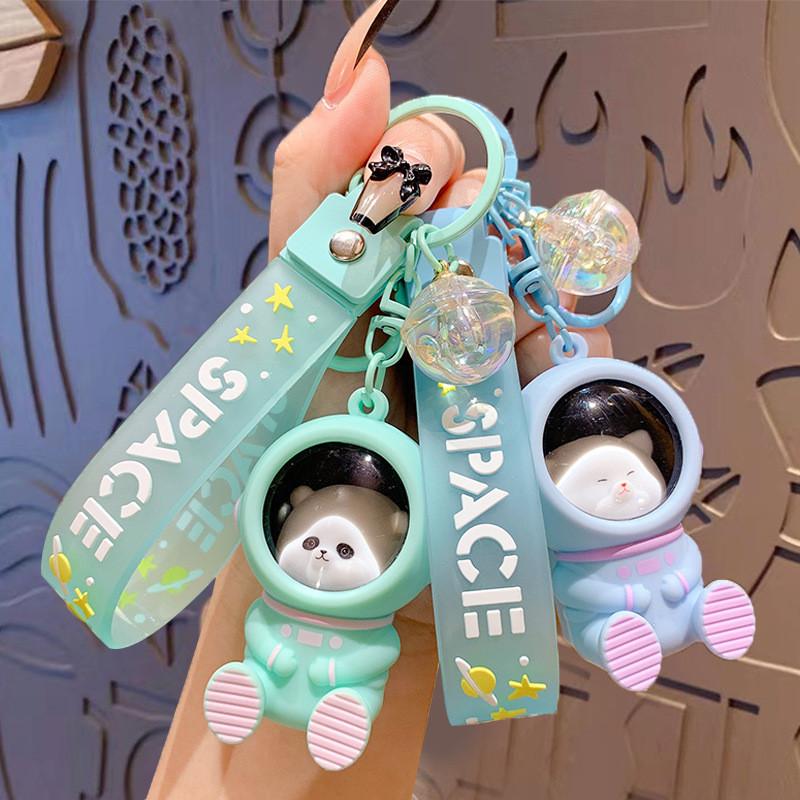 Exquisite Resin Cartoon Starry Sky Sunset Keychain For Couples Perfect Gift