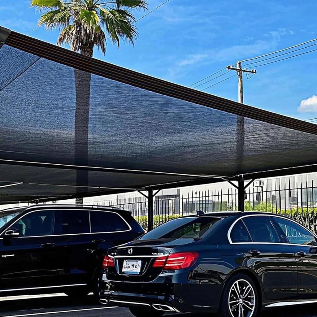 90% Shade Fabric Sun Shade Cloth with Grommets Outdoor Sun Shade Cloth Perfect Sunblock Shade Cloth with Grommets Mesh Tarp Sun Screens