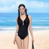 New Plus Size Sexy Print Women's One-Piece Swimsuit - Sporty Beachwear for Full-Figured Women