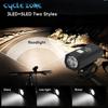 3LED/5LED Bicycle Light Bike Front Lamp Rechargeable MTB Bike Headlight Flashlight Outdoor Night Riding Safety Cycling Lantern