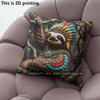 Boho Tribal Sloth Throw Pillow Covers Pattern Cushion Cover Suitable for Sofa Bedroom Car Pillow Cover