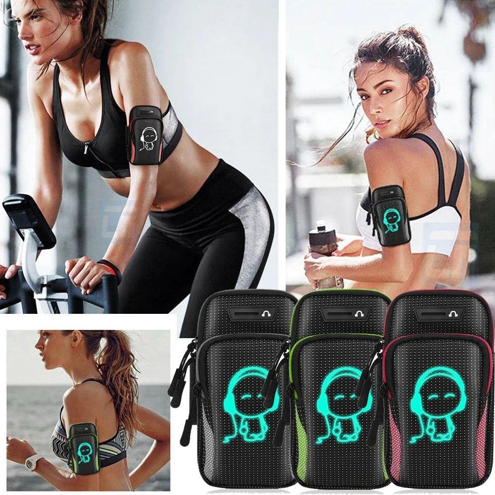 

Large Capacity Arm Band Phone Bag Waterproof Gym Arm Phone Holder New Storage Bags