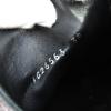 Great CHANEL Low cut sneakers COCO Mark Matelasse Quilting Caviar skin 38 G26563 Used