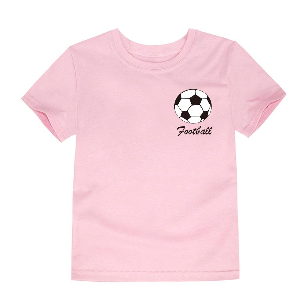 Boys Girls T Shirt Football for Kids Toddler 2 to 4 6 7 8 9 10 11 12 13 14 Years 100% Cotton Short Sleeve Tshirt Summer Clothes