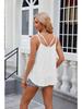 Women's Top Spring/summer T-shirt Sleeveless Suspender Hollowed Out V-neck Vest for Women