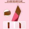 2Pcs Angled Eyebrow Makeup Brushes 2 Ended Applicator for Defined Brows and Eyeliners Gentle on Skin Travel Friendly Design