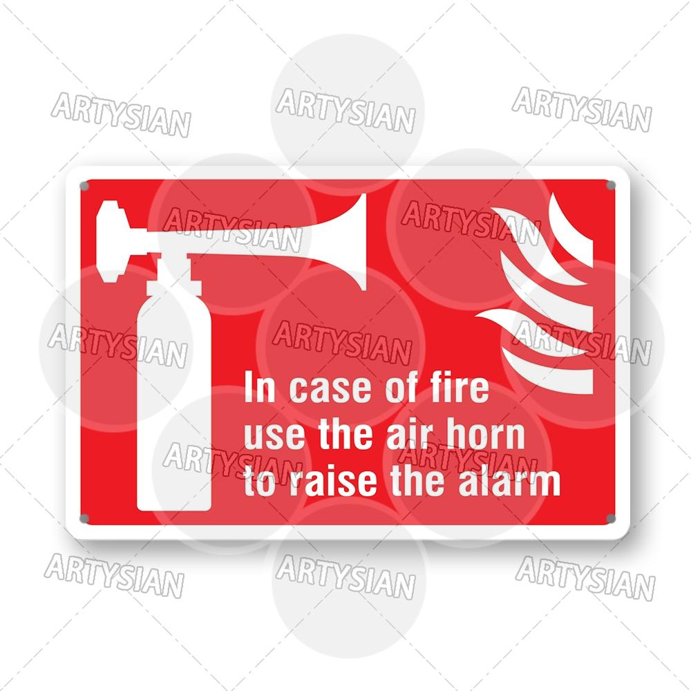 Fire Safety Metal Sign Flammable Warning Emergency Exit Escape Alarm Extinguisher Instruction Signage Assembly Hose Reel Plaque