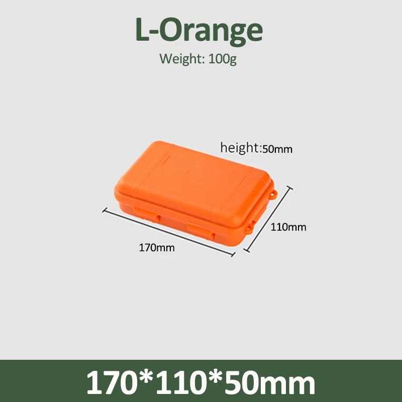 EDC-Werkzeugkasten, Outdoor-Camping-Überlebensset, stoßfester, wasserdichter Koffer, versiegelte Box, Aufbewahrungsbox für Outdoor-Überlebenssets, Angeltasche