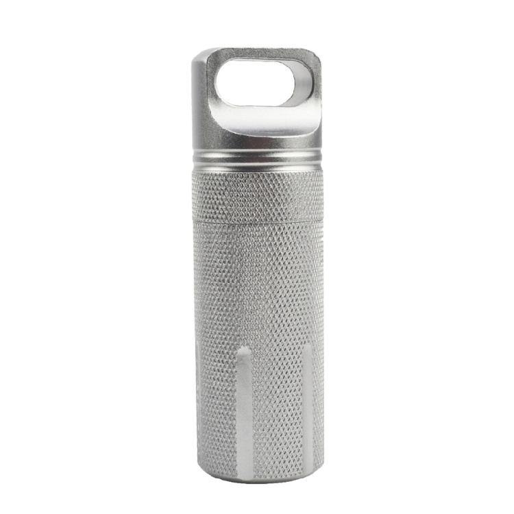 Aluminum Alloy Pills Box Waterproofs Medicine Box Case Keychains Holder Container Bottles Small Travel Medicine Bottle