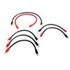 7 Pcs Golf Cart Battery Cable Pure Copper 4AWG Battery Wiring Kit Replacement for E‑Z‑GO TXT 36V 48V 1994 and Up