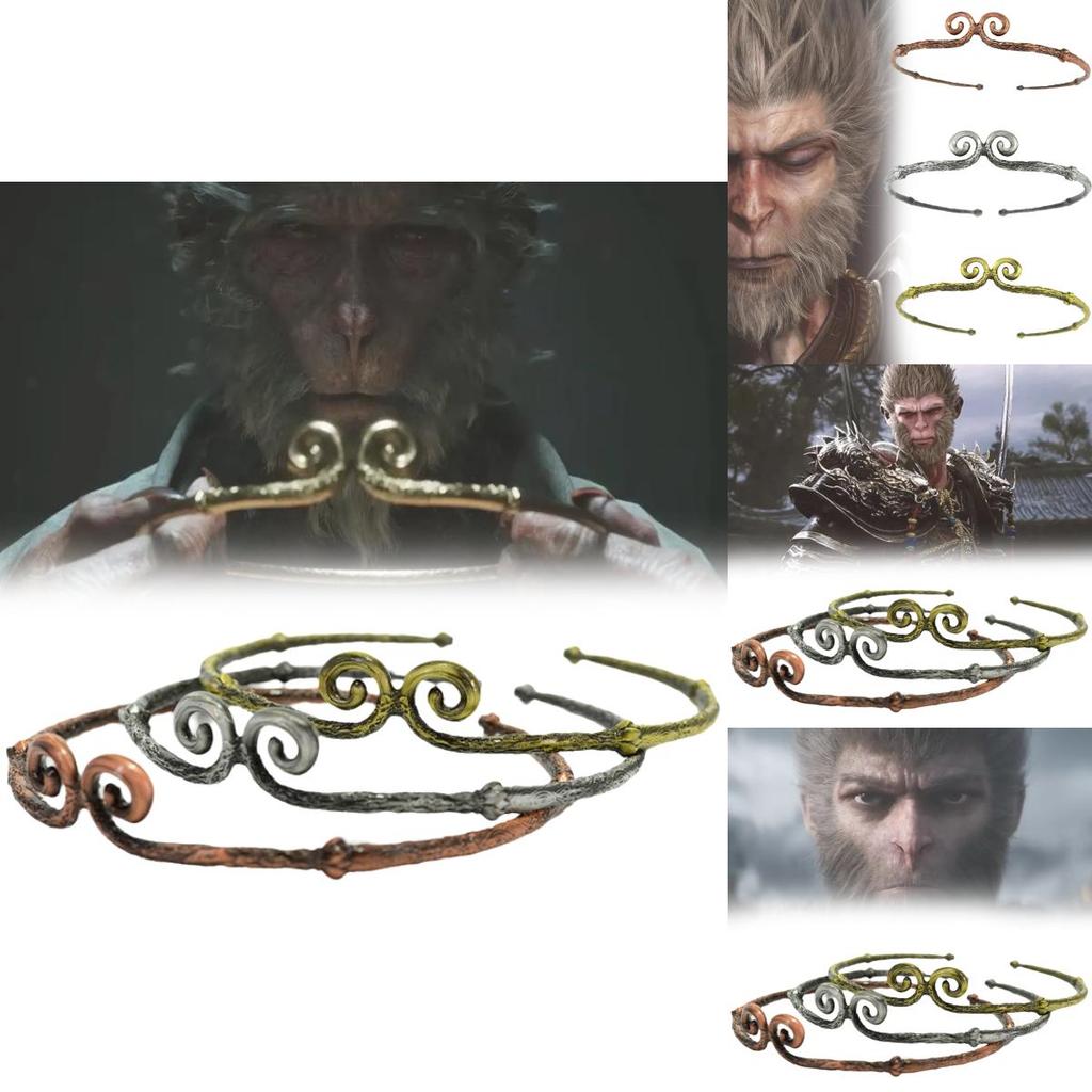 Exquisite Alloy Gold Wukong Staff Decorative Prop Perfect For Home And Office Decor
