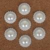 20-200Pcs Ivory Flatback Half Round Pearl Craft ABS Resin Imitation Pearl Resin Scrapbook Beads For DIY Decoration Handmade Craft Accessories