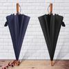 Nanqiao 16-Rib Semi-Automatic Business Umbrella with Wood Handle