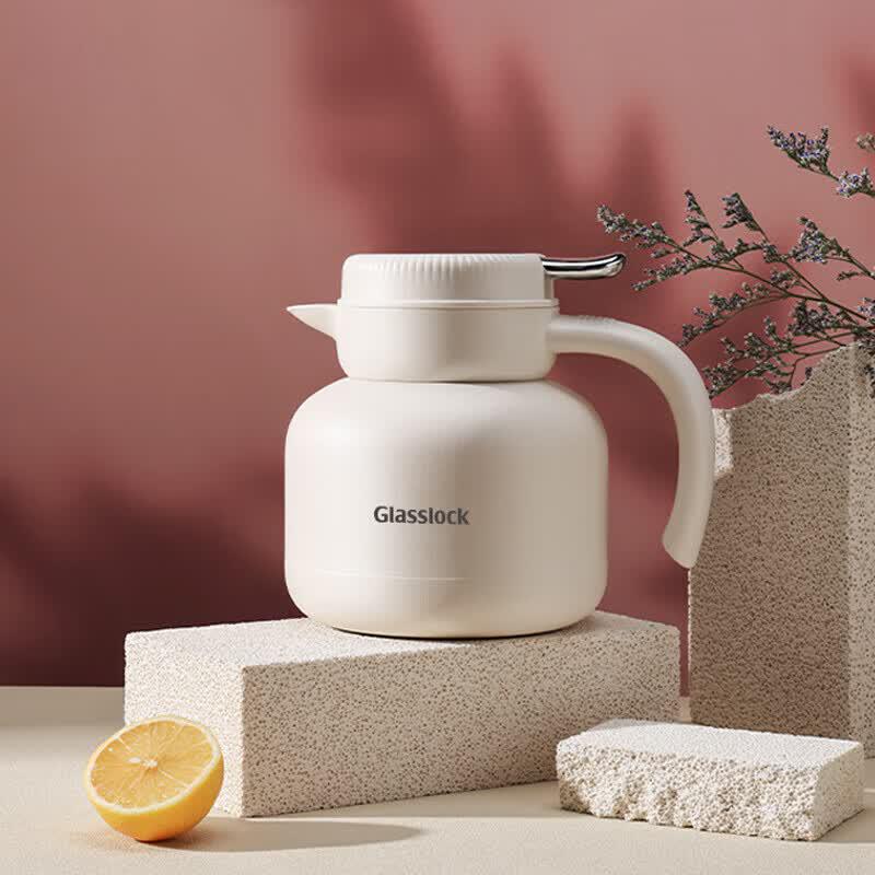 GLASSLOCK Insulated Teapot with Temperature Display