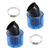 ABSOPRO Air Filter Cleaner for Most Dirt and Race Blue of Vent, 42mm/1.65" 110-125cc Motorcycles, ATVs, Mopeds, Bikes, Bikes, (Set 2)