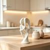 Creative Room Decorations 3D Printed Abstract Thinker Sculpture, Modern Minimalist Human Figure Statue, Handcrafted Artistic Statues Art Home