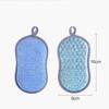 Double Side Dishwashing Sponge Dish Washing Brush Pan Pot Dish Clean Cloth Reusable Kitchen Scouring Pad Home Cleaning Tool