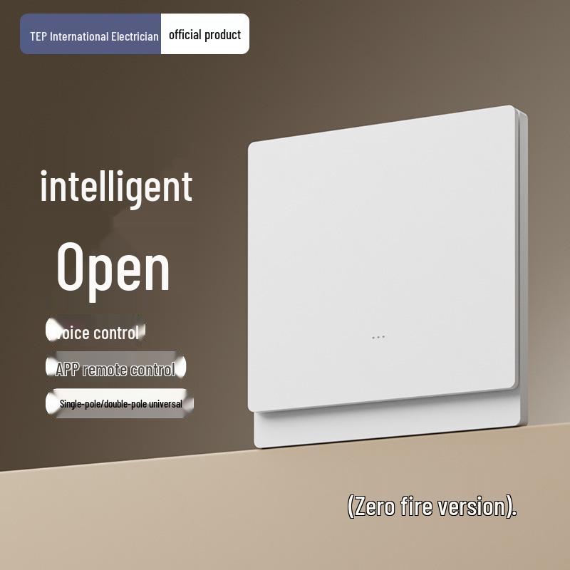 Smart Switch Panel with Dual Control for Whole House, Mijia App-Connected, Zero Fire Bluetooth Mesh 2.0.