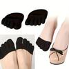 Summer Half Palm Five Fingers Socks Invisible Thin High Heel Front Foot Open Toe Socks Women Shallow Sandals Split-Toe Sock