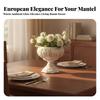Decorative Pedestal Vase Vintage with Ornate Vessel Traditional