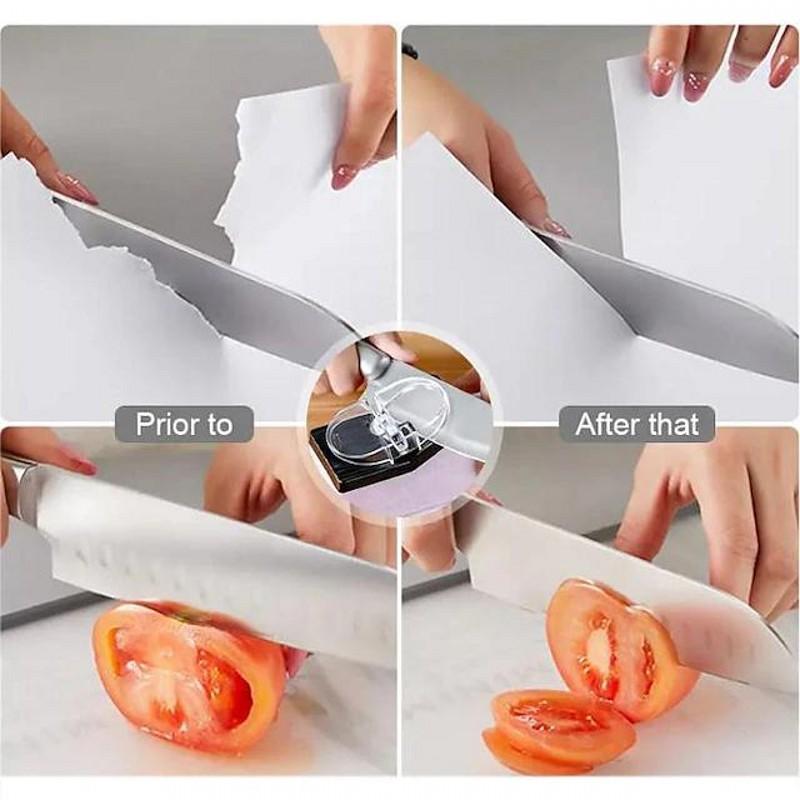 USB Electric Knife Sharpener-Fast and Automatic Sharpening for Kitchen Knives Tool Knife Scissor Sharpening