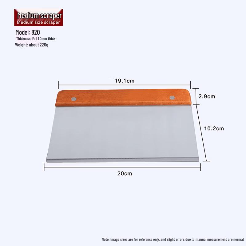 Qiwei Stainless Steel Dough Scraper and Cutter