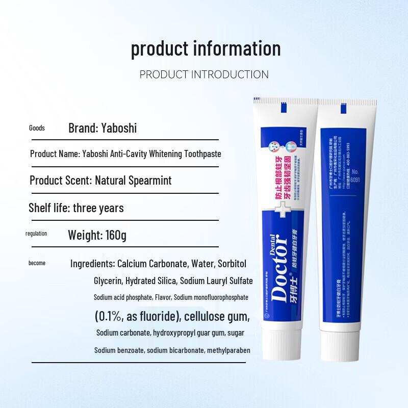 Dr. Tooth Anti-Cavity Whitening Toothpaste
