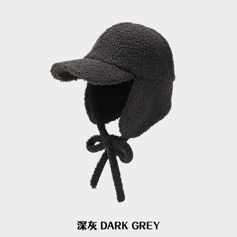 Autumn Winter Hats For Women Men Velvet Ear Protection Baseball Cap Fashion Outdoor Casual Windproof With Ear Flaps Riding