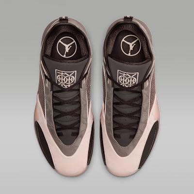 Jordan Triangle Basketball Shoes Unisex Low Top Black Beige