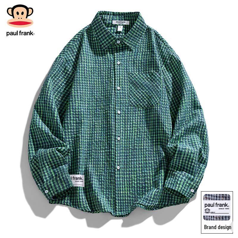 Paul Frank Men's Loose Fit Long-Sleeve Casual Shirt