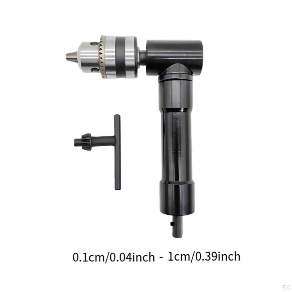 90 Degree Drill Adapter for Cordless Tools with 8mm Hex Shank